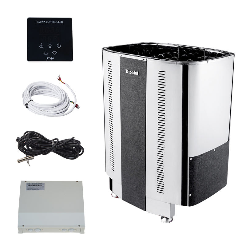 Мощный электрический обогреватель для сауны Diooist SAW-S-9V, 12-24 кВт