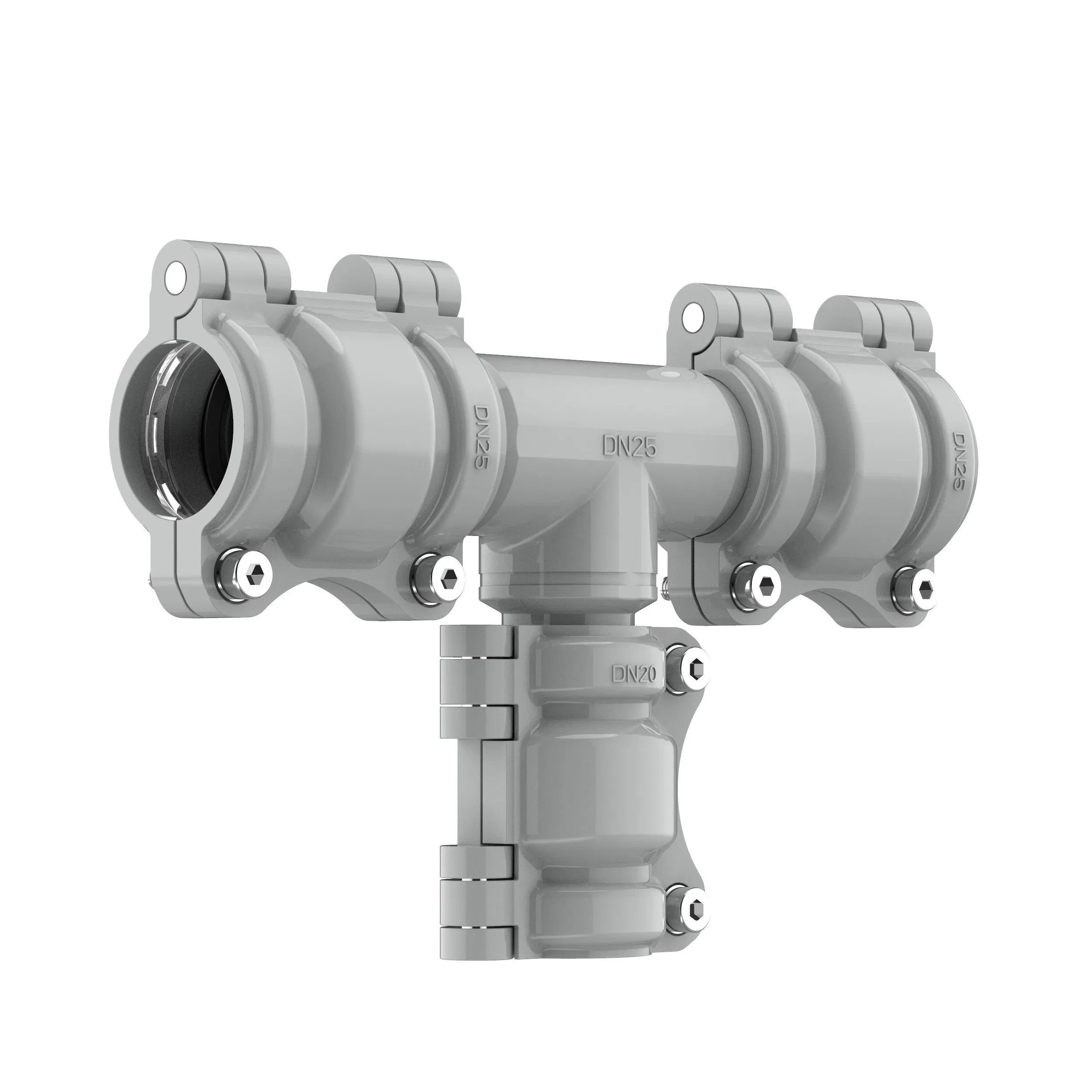 High-Quality Pipe Connection Fitting Reducer Tee Assembly for Efficient Flow
