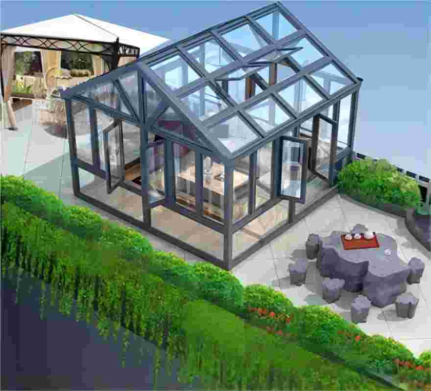 China Factory Supply Multi-Purpose Aluminum Frame Glass Room Sunroom