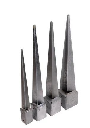 Якорь грунтовый квадратный Besto 121x121x750 мм