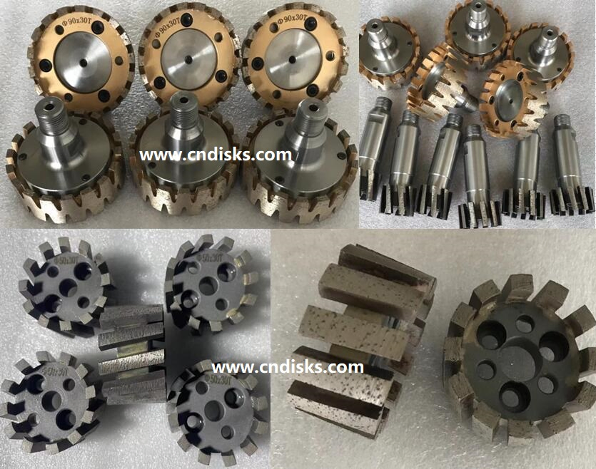 Diamond Router Bits, Ceramic-Profiling Wheels