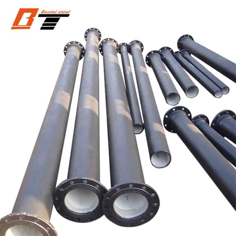 China Factory Sale DN100 1400mm 600mm 450mm Ductile Iron Flange Socket Short Pipe Suitable for Waste Water