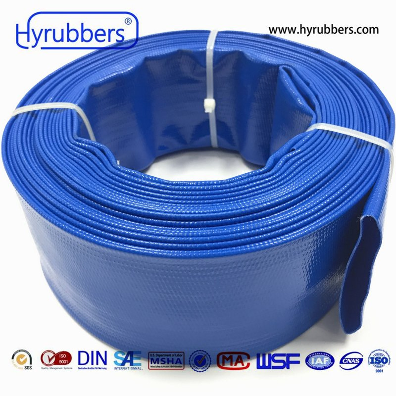 Flexible Agricultue PVC Layflat Hose Water Discharge Hose