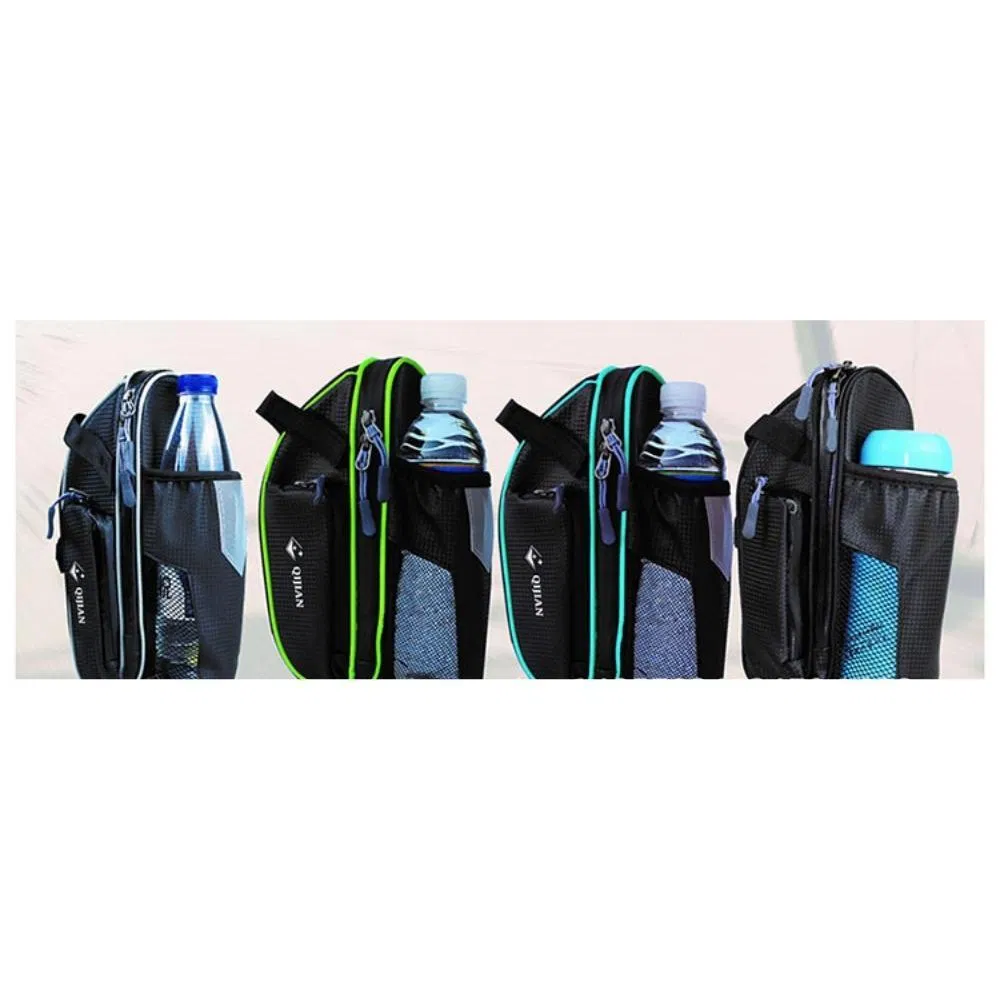 Waterproof Saddle Bag Bicycle Shoulder Bag Adjustable Cord Pannier Bag Bicycle Bag with Bottle Holder Bl20577