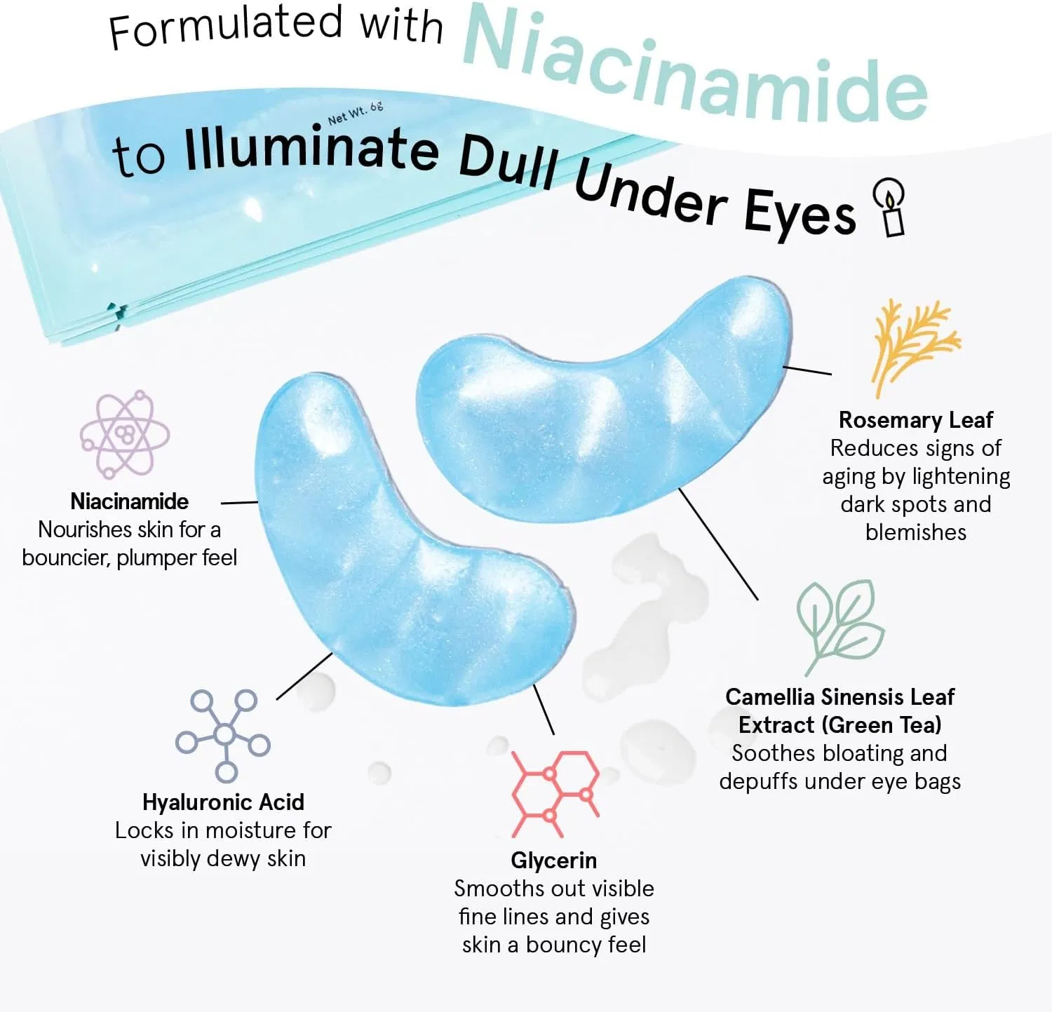 Firming Eye Treatment Mask Diminish Wrinkles Refresh Eye Skin