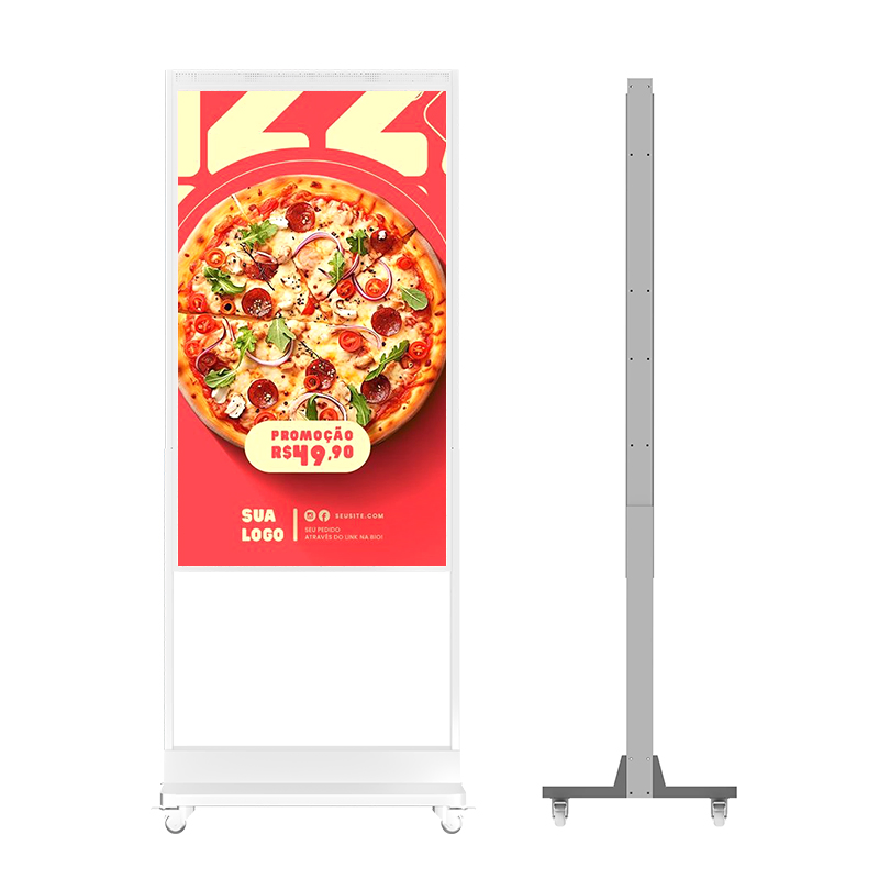 55-Inch Double-Sided LCD Digital Signage Advertising Machine for Retail Store Windows / Supports Wall-Mounted, Ceiling-Mounted, and Floor-Standing Installation