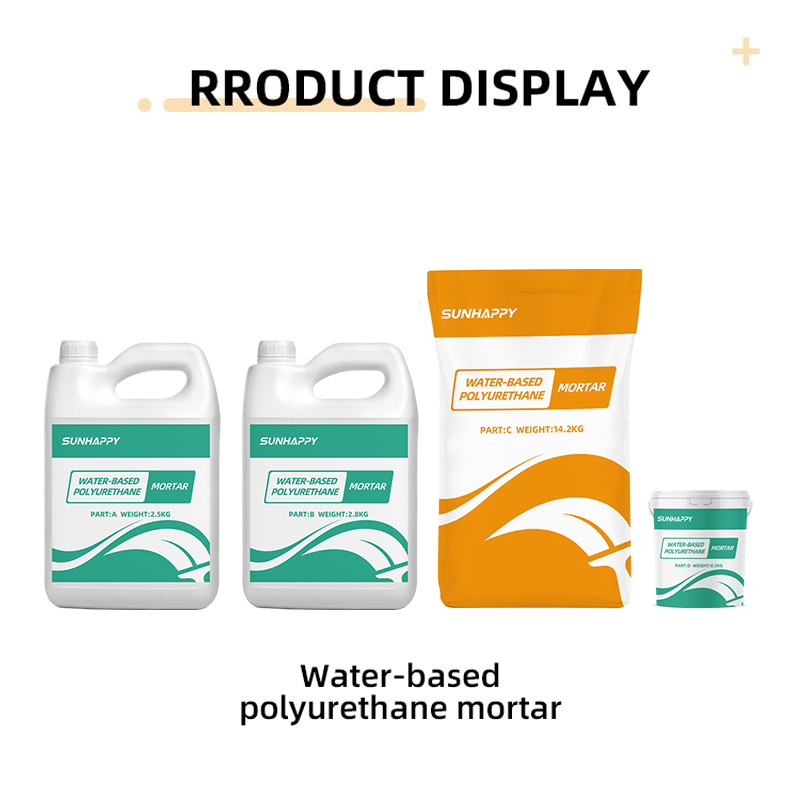 Anti-corrosion PU Mortar Self Leveling Flooring Paint Waterproof Coating Water-Based Polyurethane Mortar