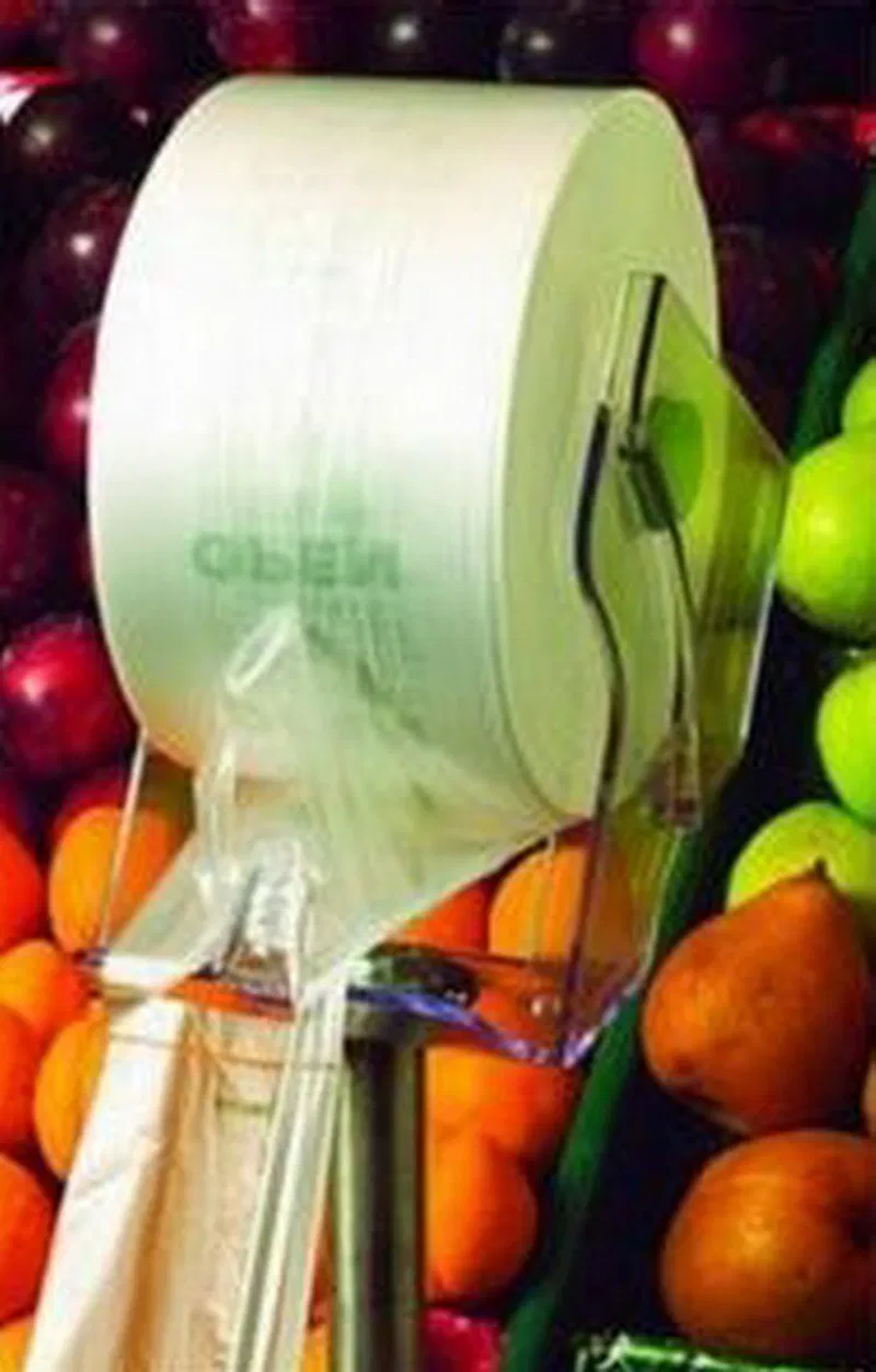 HDPE Transparent Star Seal Plastic Fruit and Vegetable Roll Bag with Print