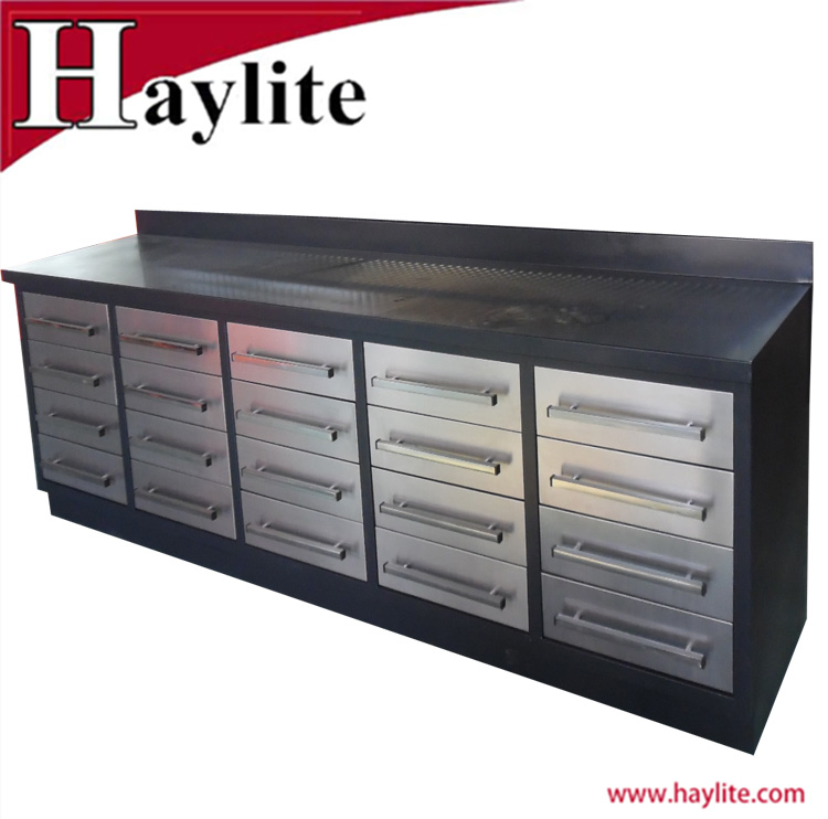 10FT Metal Steel 30 Drawers Workbench