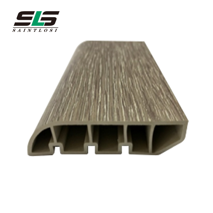 Customizable Factory PS Spc Recessed Skirting and Molding Baseboard Board