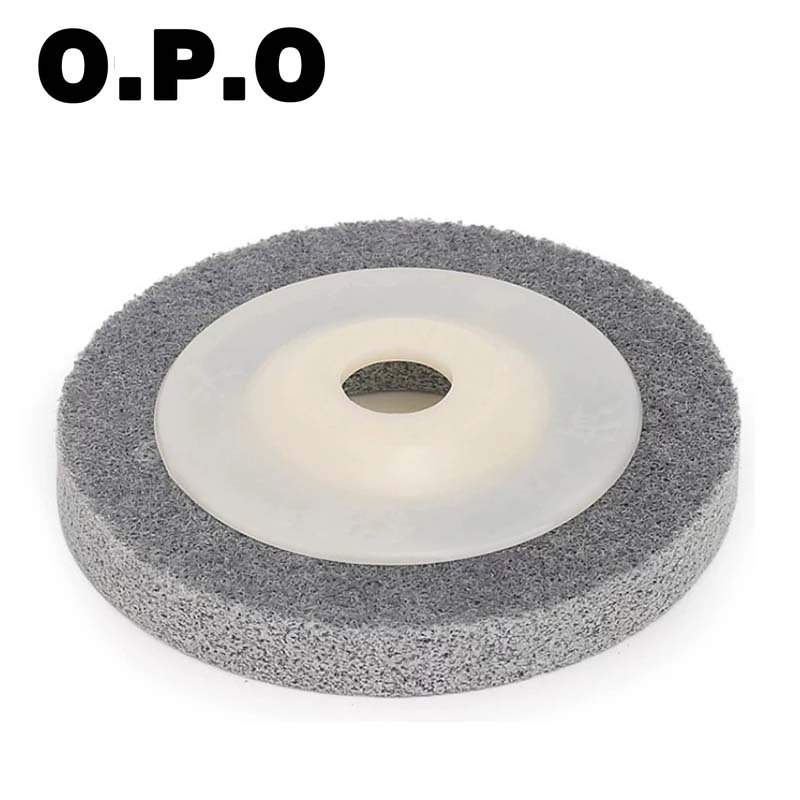 Нейлоновый полировальный круг Non-Woven, серый/красный