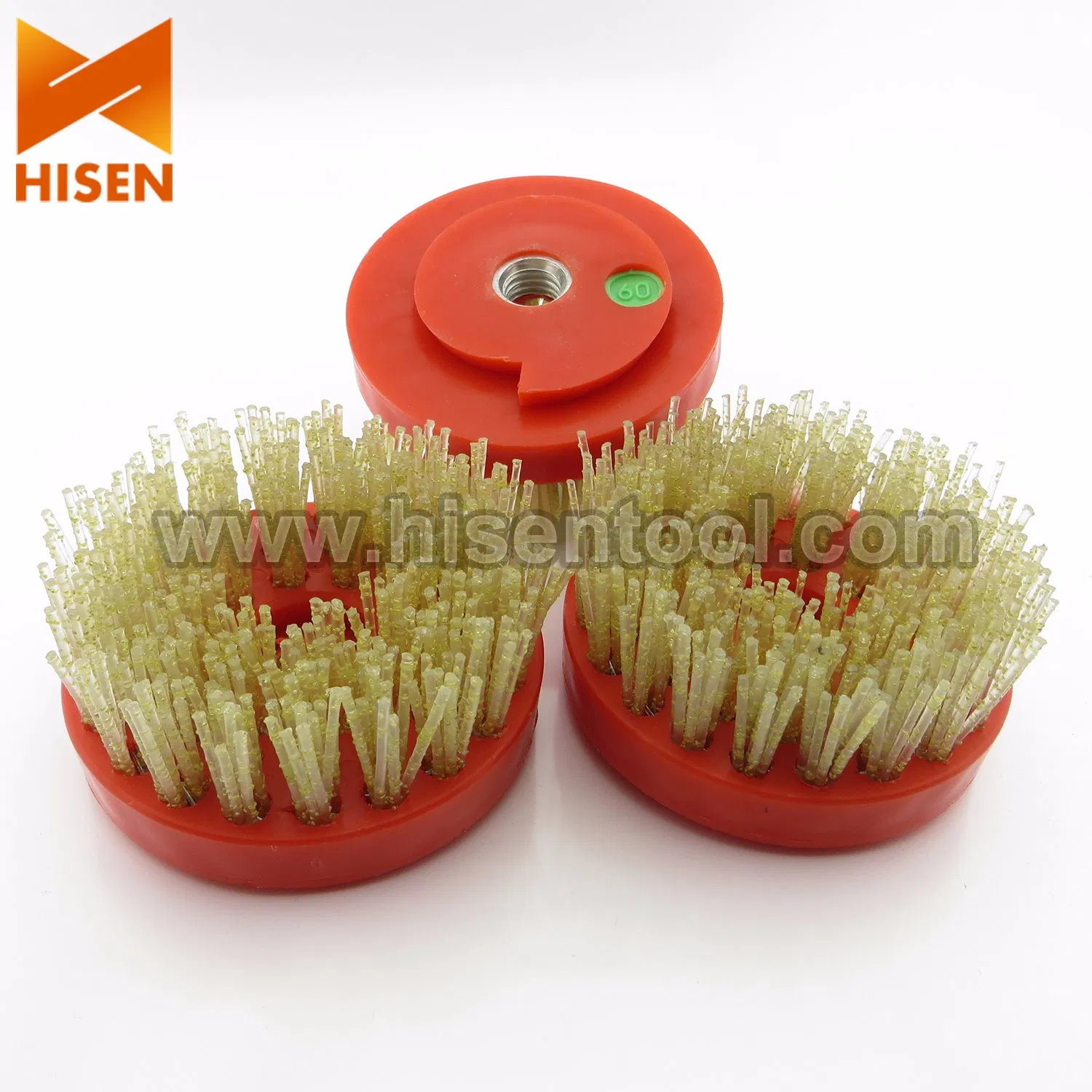 Алмазная щетка M14 110мм для полировки гранита