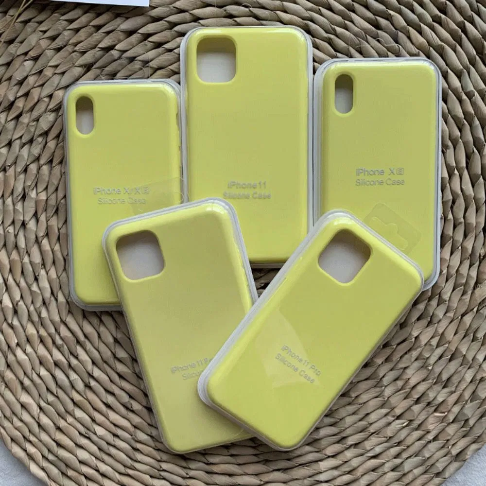 New Wholesale Bulk Factory OEM/ODM Liquid Soft Official Custom Logo Quality Cell Mobile Phone Back Accessories Accessory Silicone Case Cover for iPhone 13 12