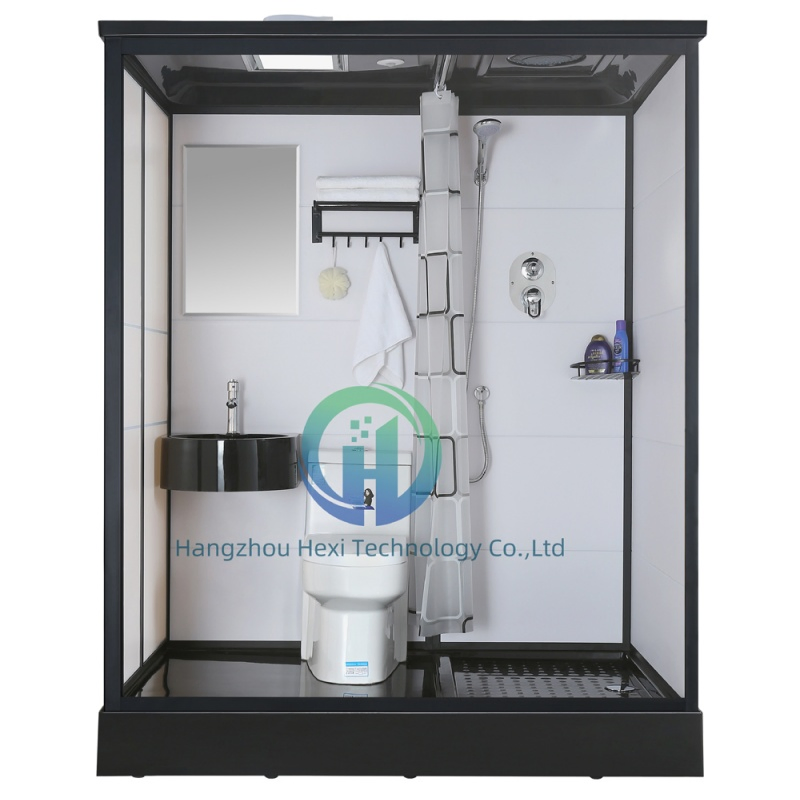 Quick-Install Black Frame Bathroom Systems for Multiple Applications and Spaces