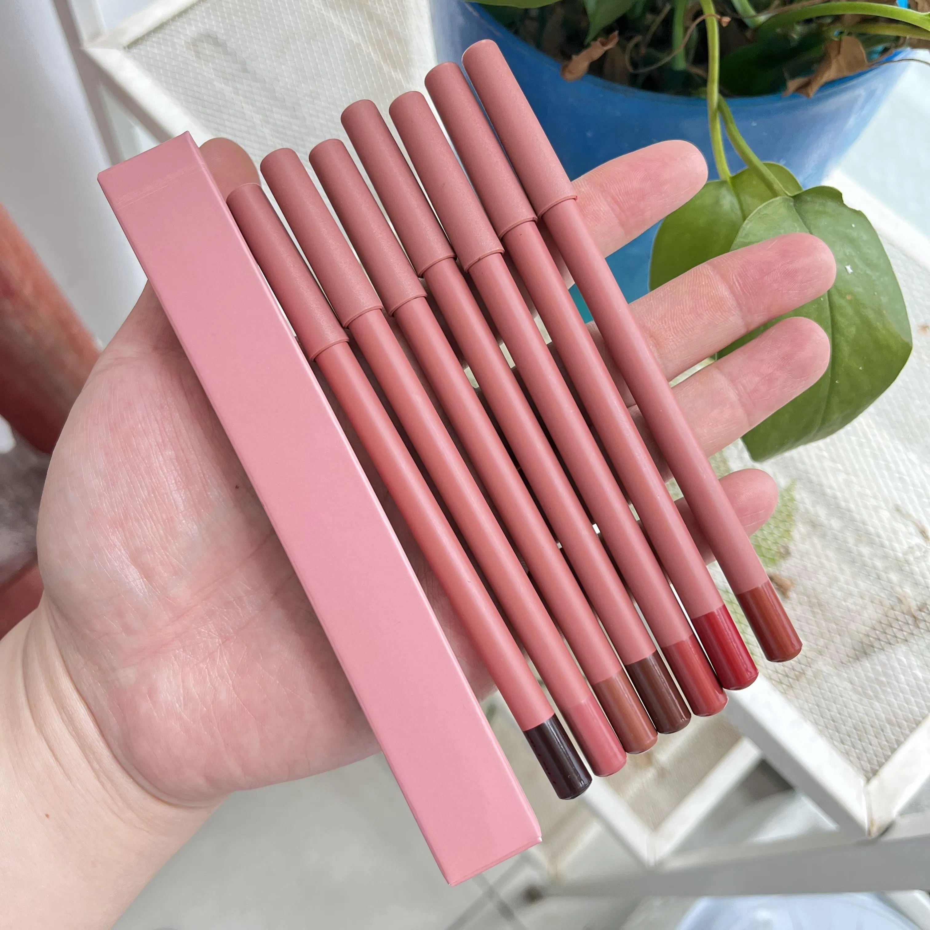 Wholesale Lip Cheat Custom Private Label Brown Creamy Lip Liner Pencils