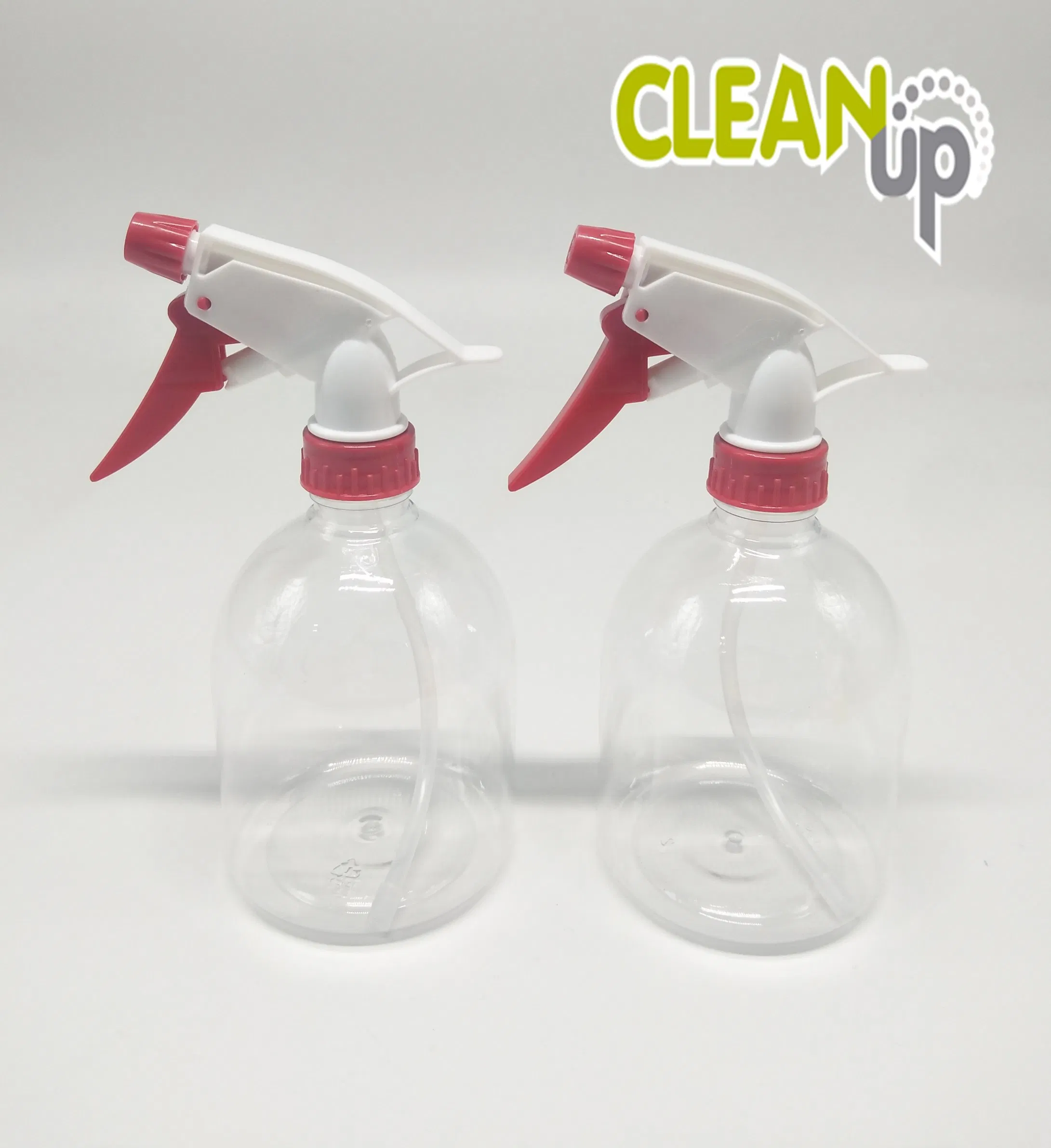 Clear Pet Bottle for Disinfectant with Trigger Sprayer