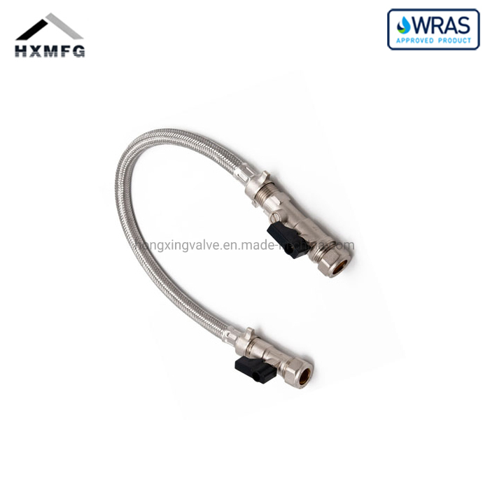 Wras Approve Full Range Stainless Steel Hose Brass Made Isolating Check Valve Filling Loop