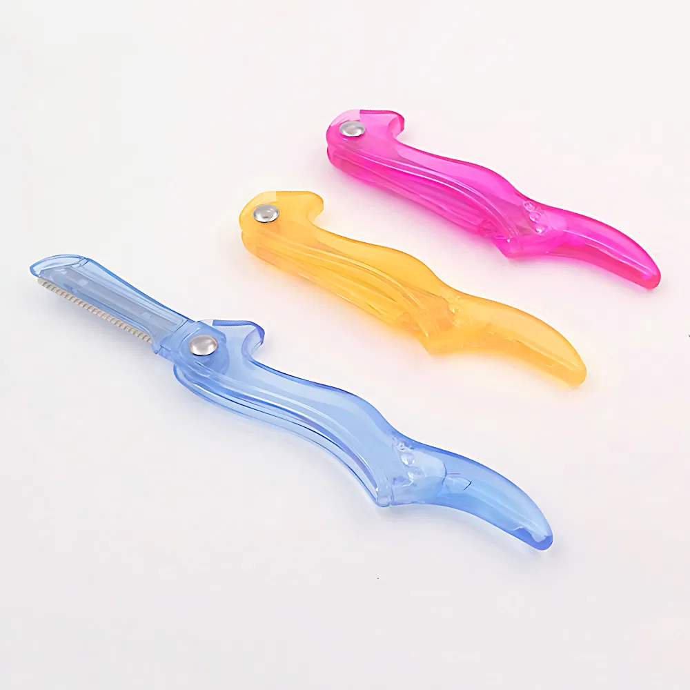 New Design Folding Paper Disposable Tool Women Facial Single Blade Safety Eyebrow Shaving Razor