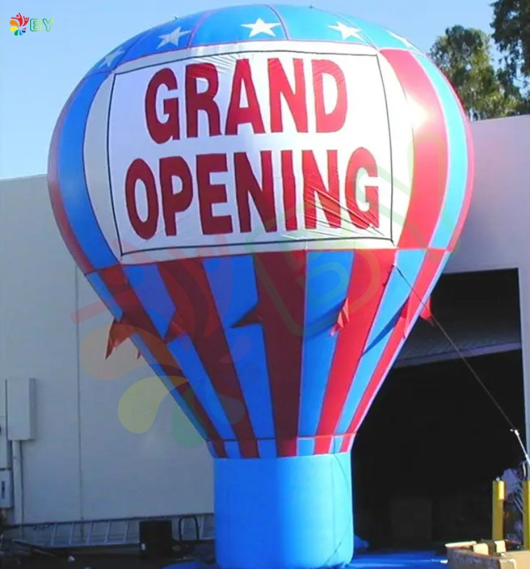 Boyan China Customized Hot Air Balloon Shape Advertising Outdoor Inflatable Rooftop Balloon Good Price
