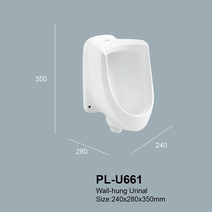 Chaozhou Manufacturer Outlet Shopping Mall Plaza Market Hotel Ceramic Man Male Wall Hung Urinal