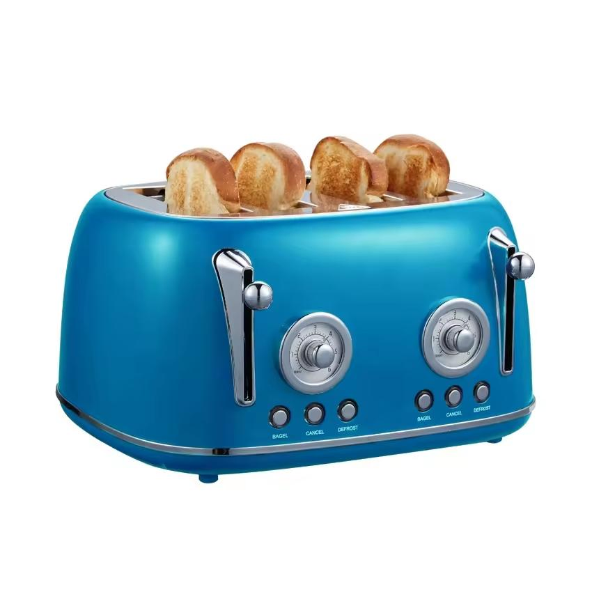 Brand New Colored Smart Toaster Hotel School Kitchen Appliances Sandwich Metal Bread Toaster