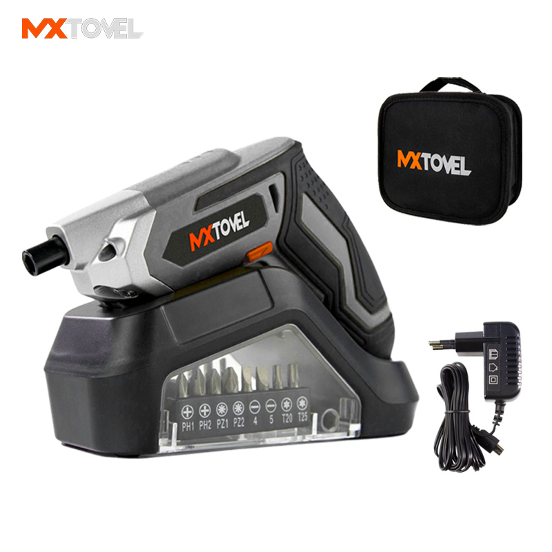 Rechargeable 3.6V 4V Lithium Battery Power Screw Drivers Cordless Drill Home Electric Screwdriver Set