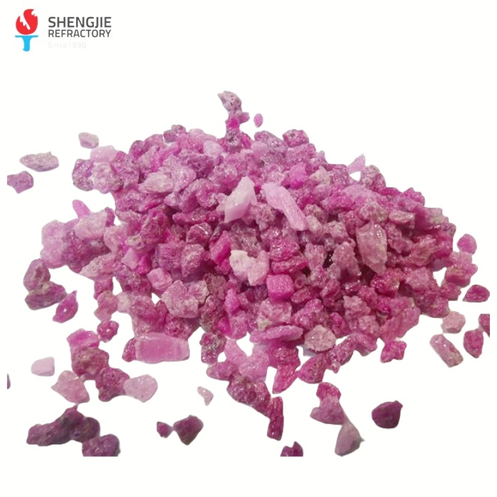 Shengji Factory Hot Sale Chrome Corundum Pink Corundum