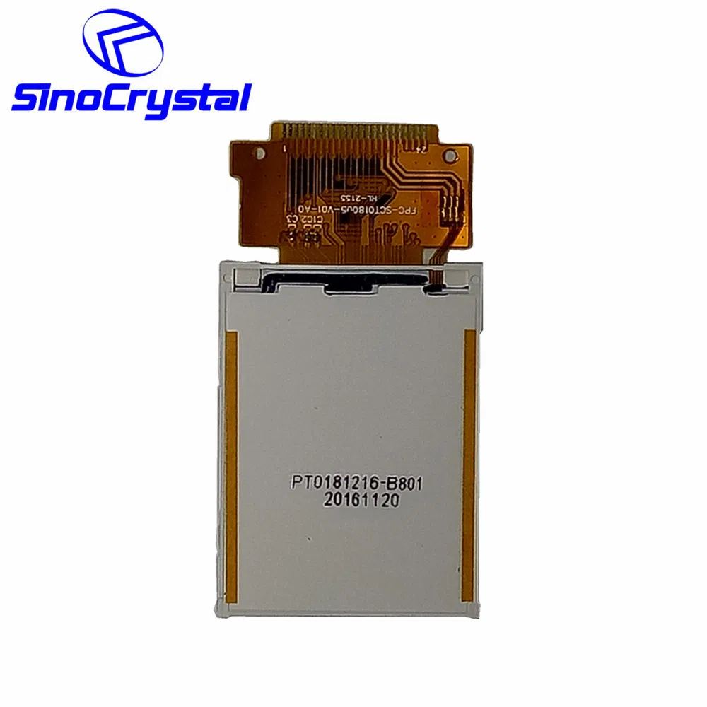 Factory Sell 1.8 Inch 1.77 TFT Normal White 128*160 TFT 300CD/M2 LCD Display Module