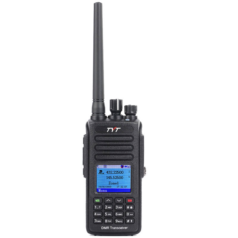New 10W Tyt MD-UV390 IP67 Waterproof Walkie Talkie Dual Band Dmr Dmr Digital Radio AES128/256 VHF UHF Two Way Radio Encryption