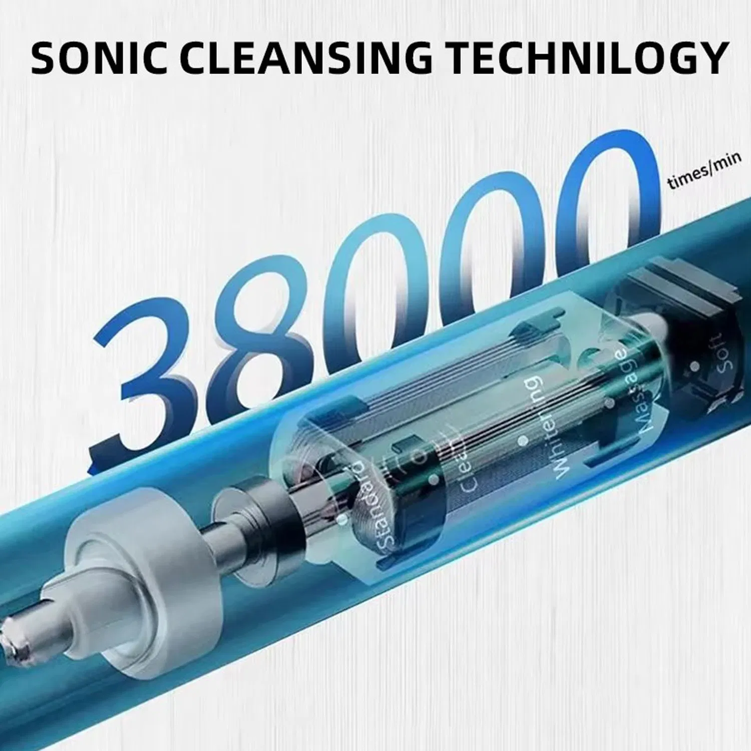 Factory Wholesale Ipx8 Waterproof USB Type-C Charging Smart Adult Electric Toothbrush