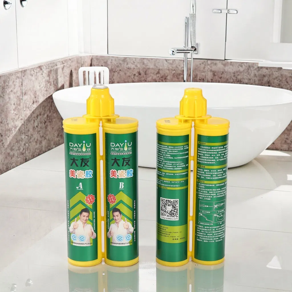2-Part Epoxy Tile Grout (Resin & Hardener) Sealant Adhesive 100% Impervious, Chemical Resistant for Tile and Ceramic