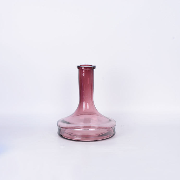 High Quality Wholesale Hookah Accessories Solid Color Glossy Glass Thick Bottom Shisha Base
