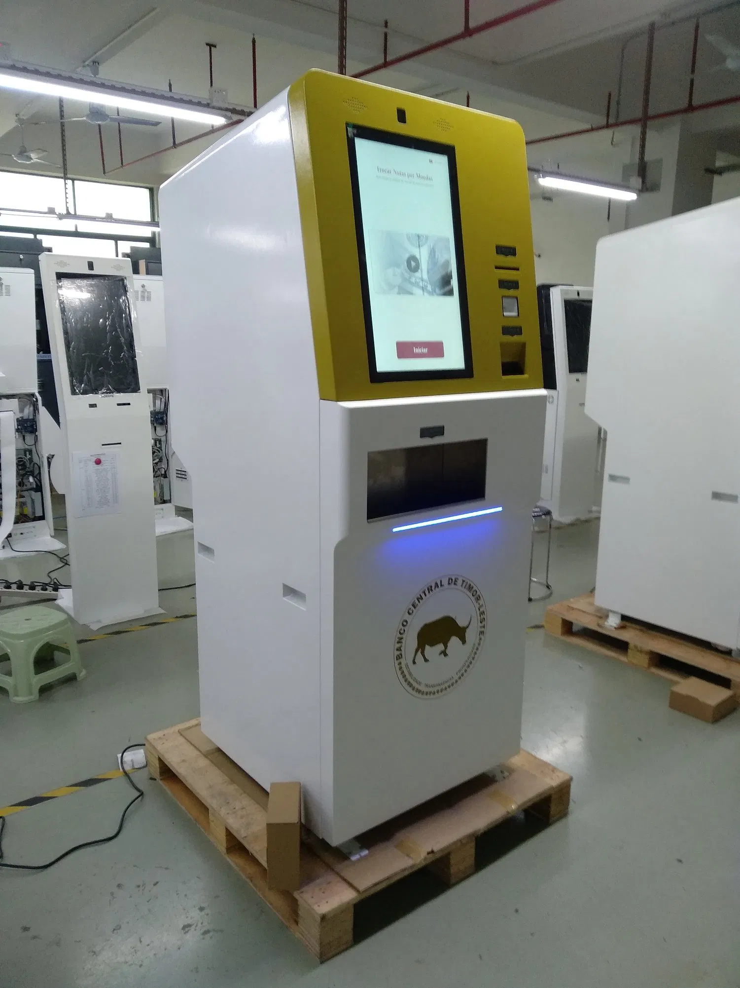 Self Service Money Exchange Kiosk for Bank