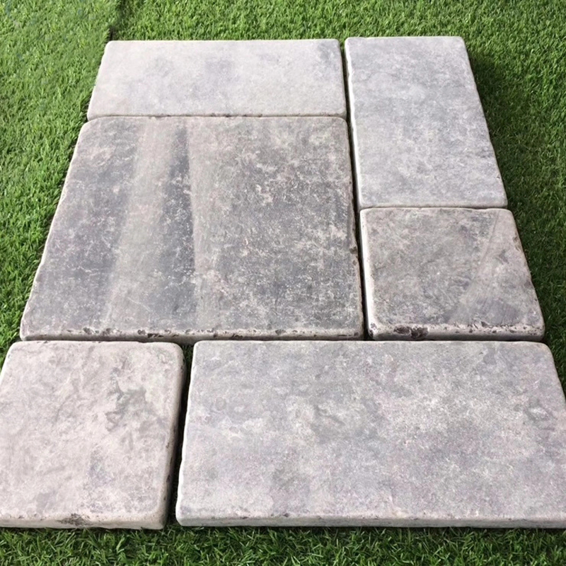 Honed Finish Natural Beige Travertine French Pattern with Good Quality