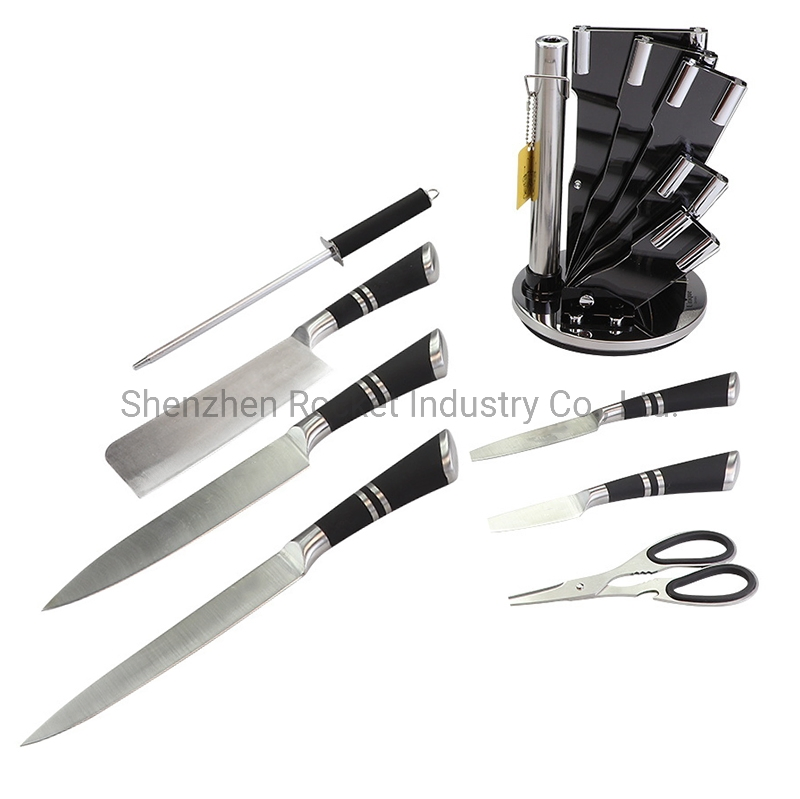 Набор кухонных ножей из нержавеющей стали, 6 предметов