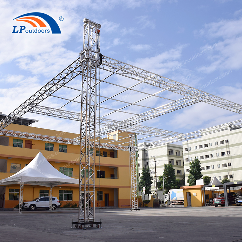 12X12m Aluminum Truss Structure — Strong, Light, and Custom