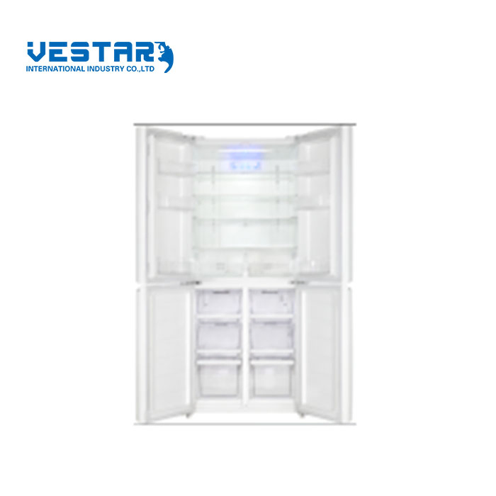 No Frost R600A Cross 4 Door Household Electric Fridge Refrigerator for Sale