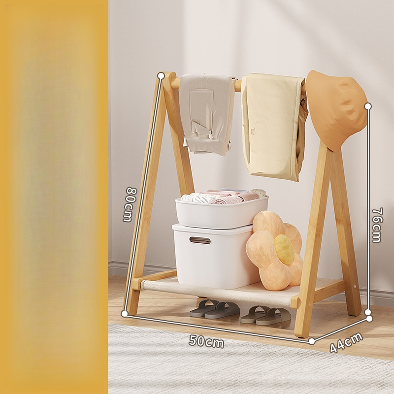 Foldable Indoor Clothes Rack Space-Saving Design for Bedroom, Living Room & Balcony