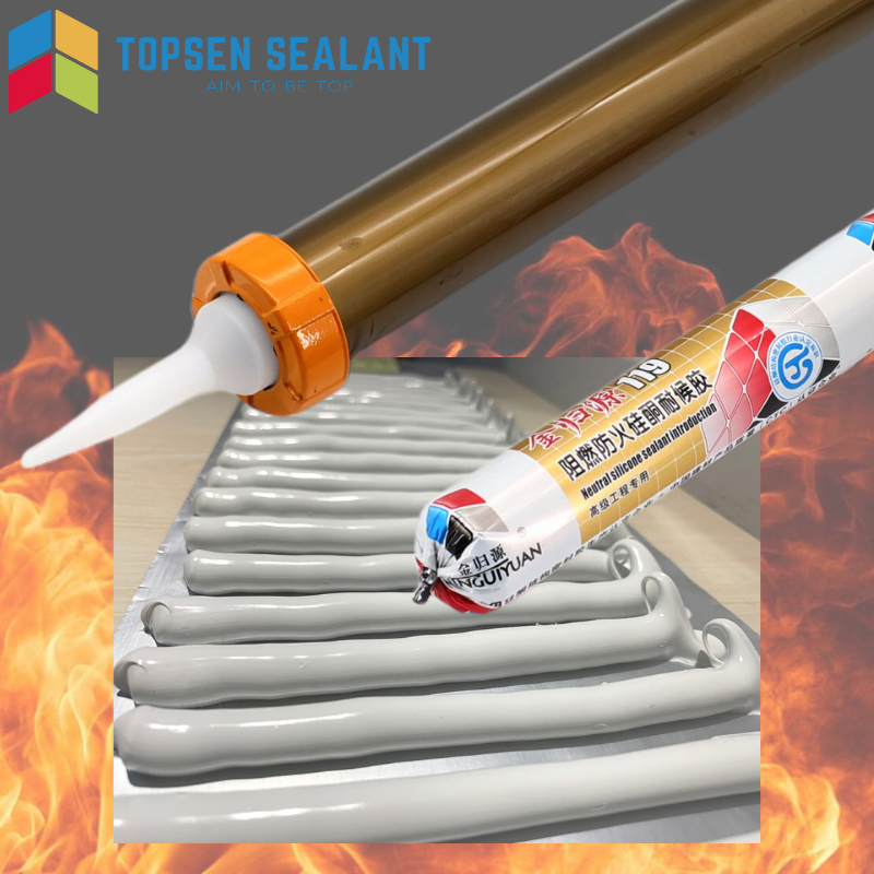 Super Bonding Firestop Sealant Fast Dry Glue Fireproof Free Sample Silicone Sealant