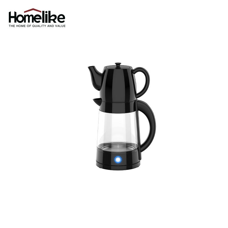 Turkey Coffee and Tea Maker Machine Electric Glass 1.7L Tea Kettle Samovar