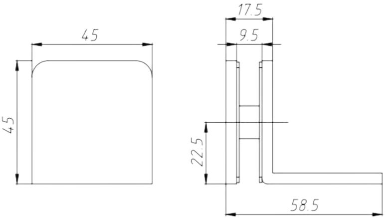 Shower-Glass Bathroom Door Hardware SUS316-Stainless-Steel Patch Fitting Heavy-Duty Wall-Mount Clamp