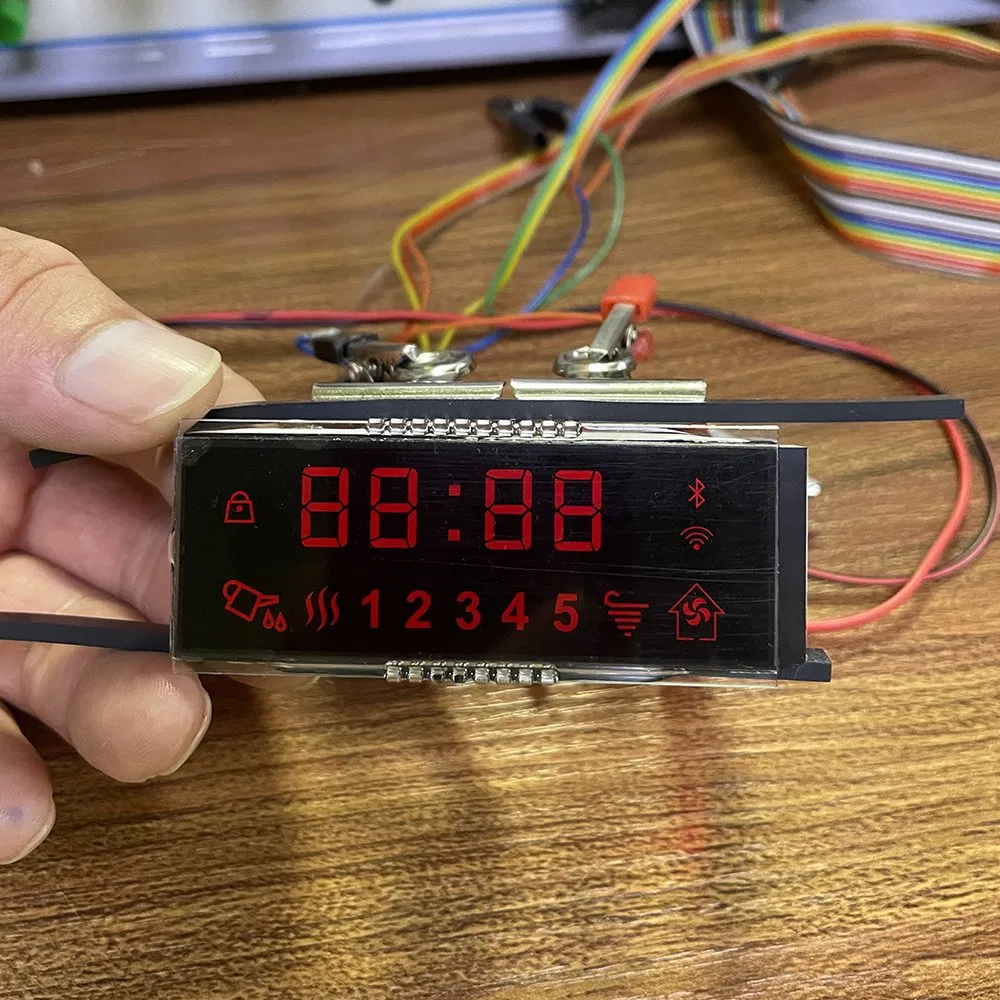 Custom Vatn 7 Segment Monochrome LCD Display Module for Smart Meters