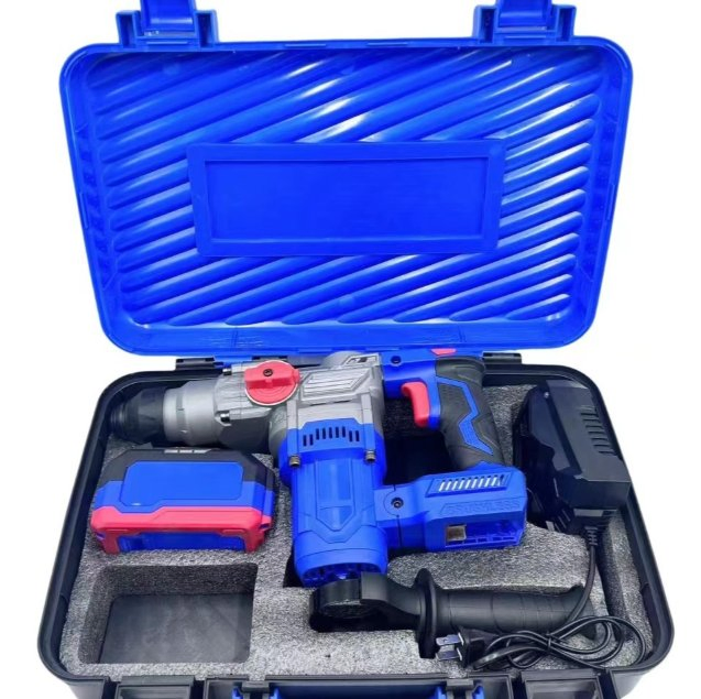 21V Rechargeable Brushless Industrial Cordless Electric Hammer Impact Drill