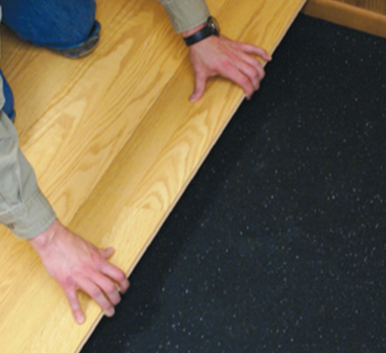 Modern Hot Selling Eco-Friendly Sound Insulation Mat Black SBR Soundproof Underlay Rubber Roll Acoustic Floor