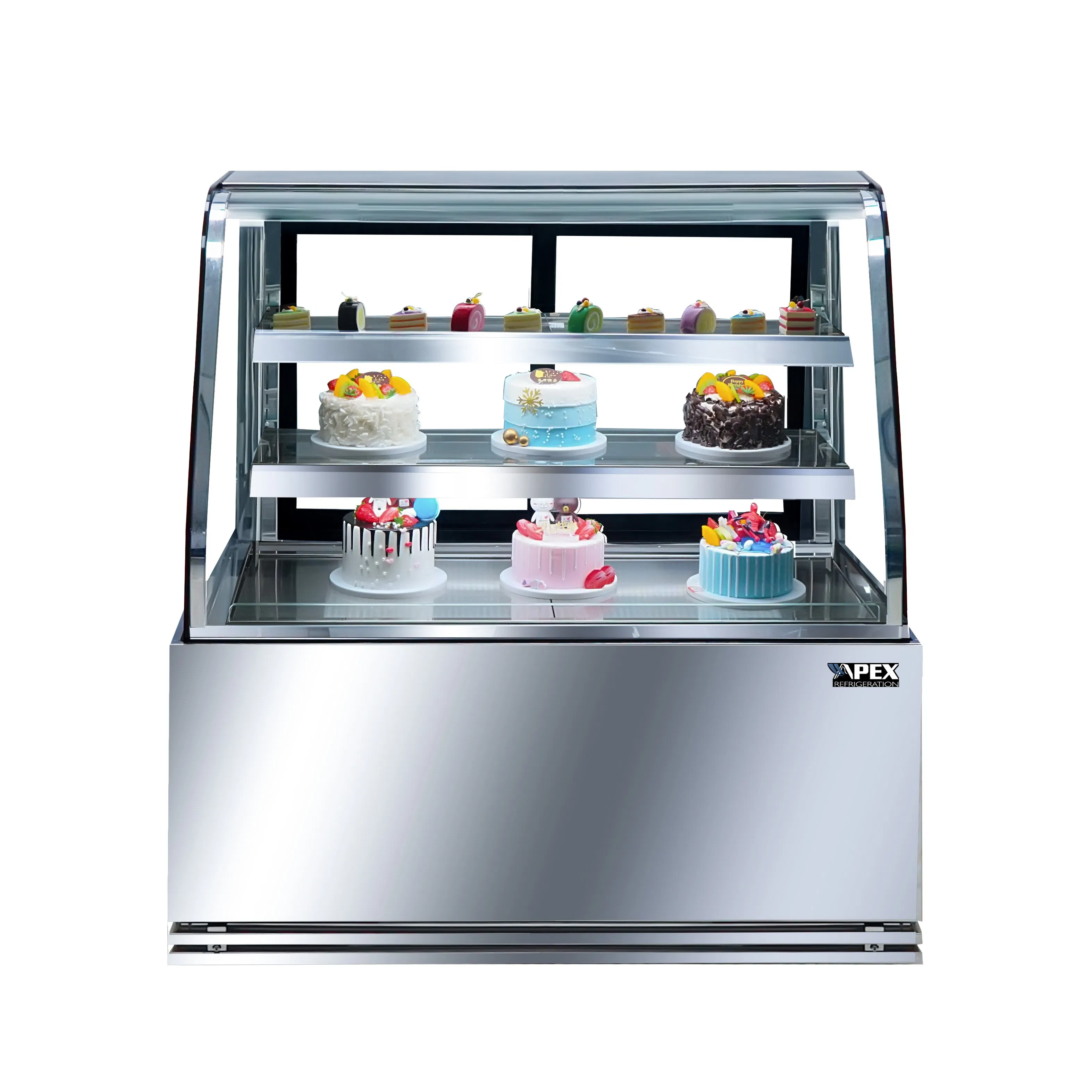 Commercial Showcase Cooler Cake Bakery Automatic Defrost Display Fridge