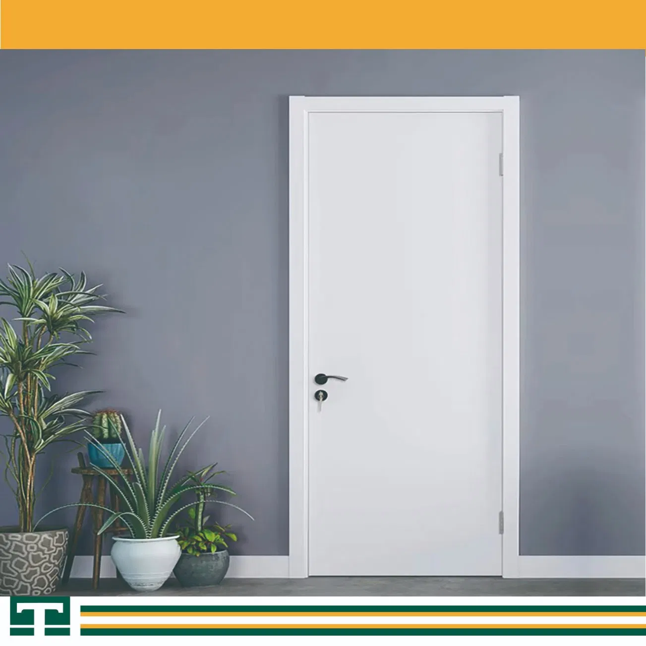 Wholesale Solid Wood Interior Wooden Soundproof Fire Rated WPC Room Composite Entrance House Door Exterior Main Door Teak Design Entrance Door