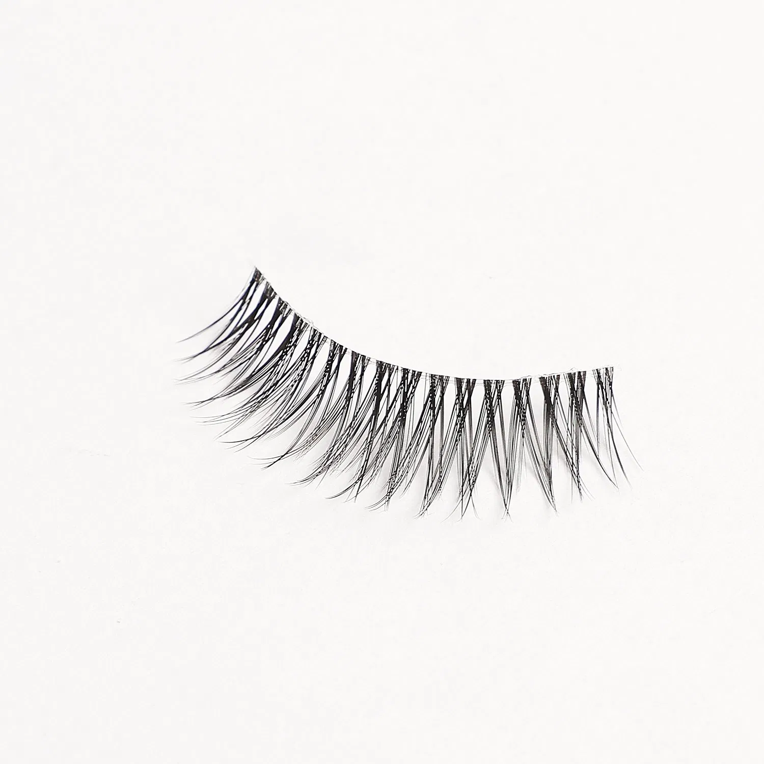 Quality Assurance Vendor Clear Band 3D Eyelashes Extensions Faux 3D Mink Lashes Silk Customized Box Private Label Eyelash