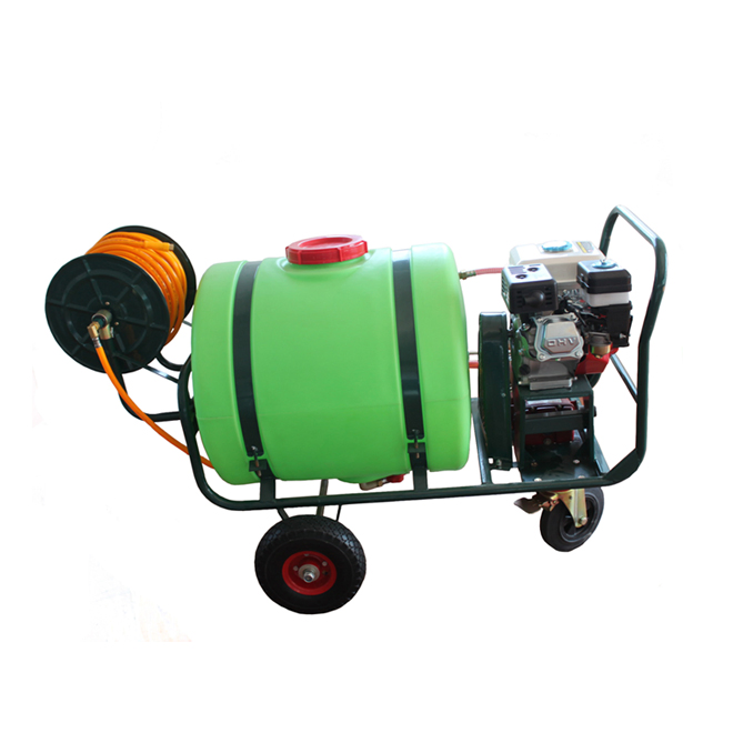 Wheeled Gasoline Motor Sprayer High-Pressure Agricultural 160L Gasoline Sprayer