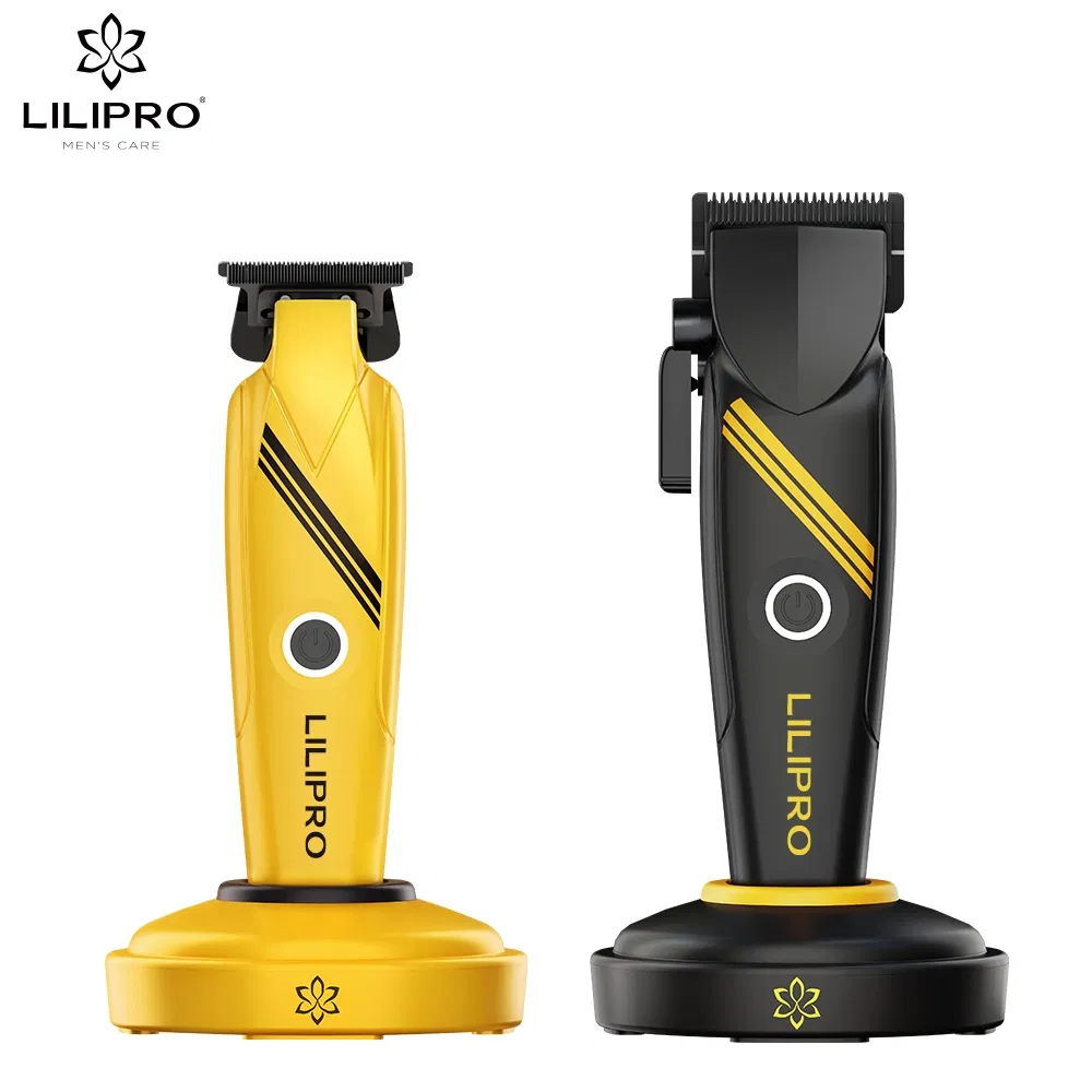Lilipro L4&M4 Professional Rechargeable Hair Clipper and Hair Trimmer Set for Hair Barber Salon