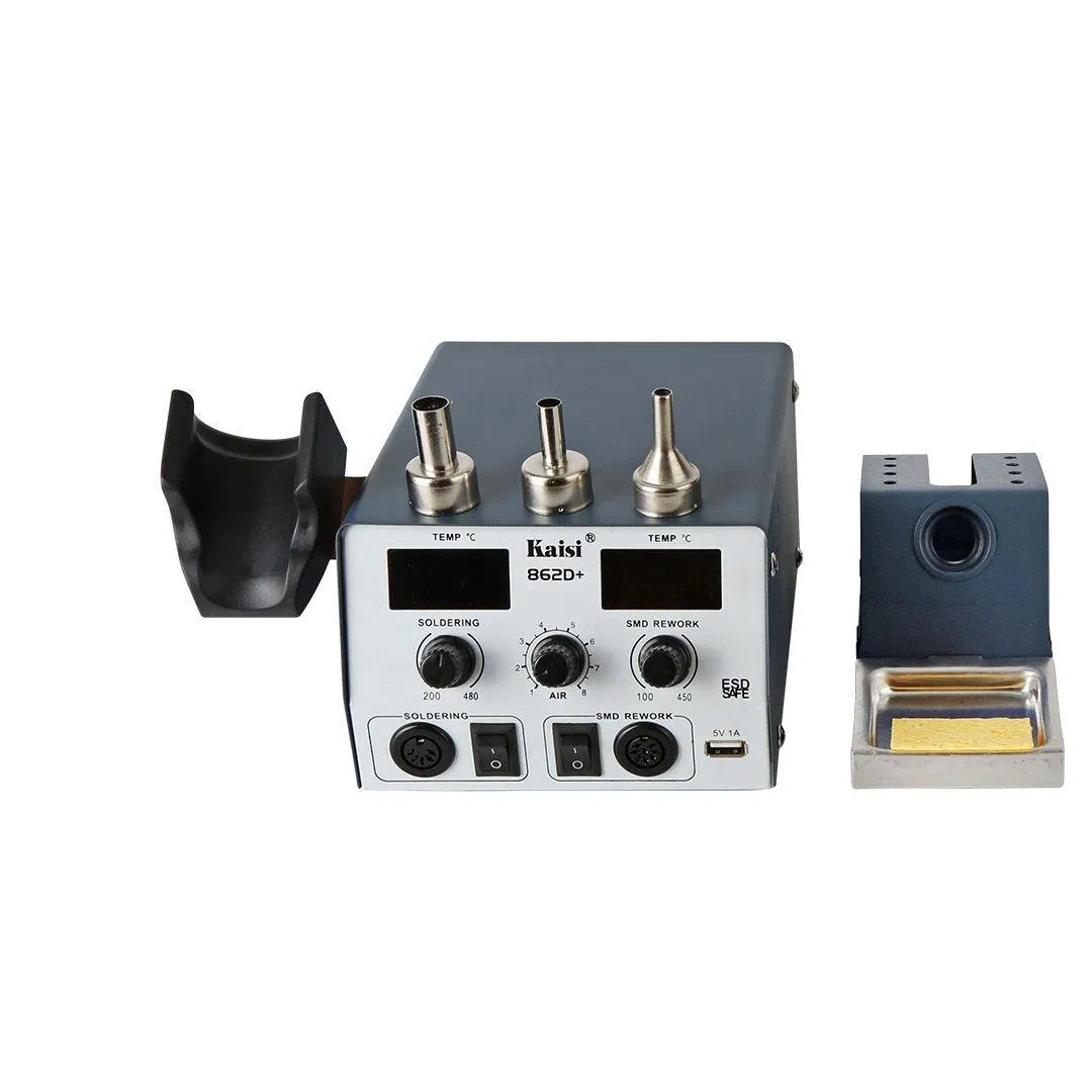 Professional 862D Hot Air Rework Station - Dual Voltage 110V/220V